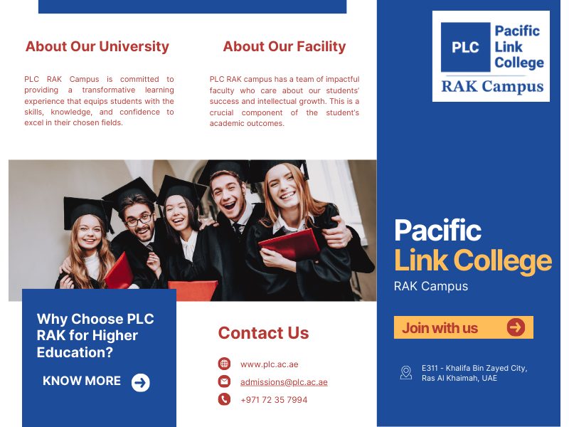 Why Choose PLC RAK for Higher Education?